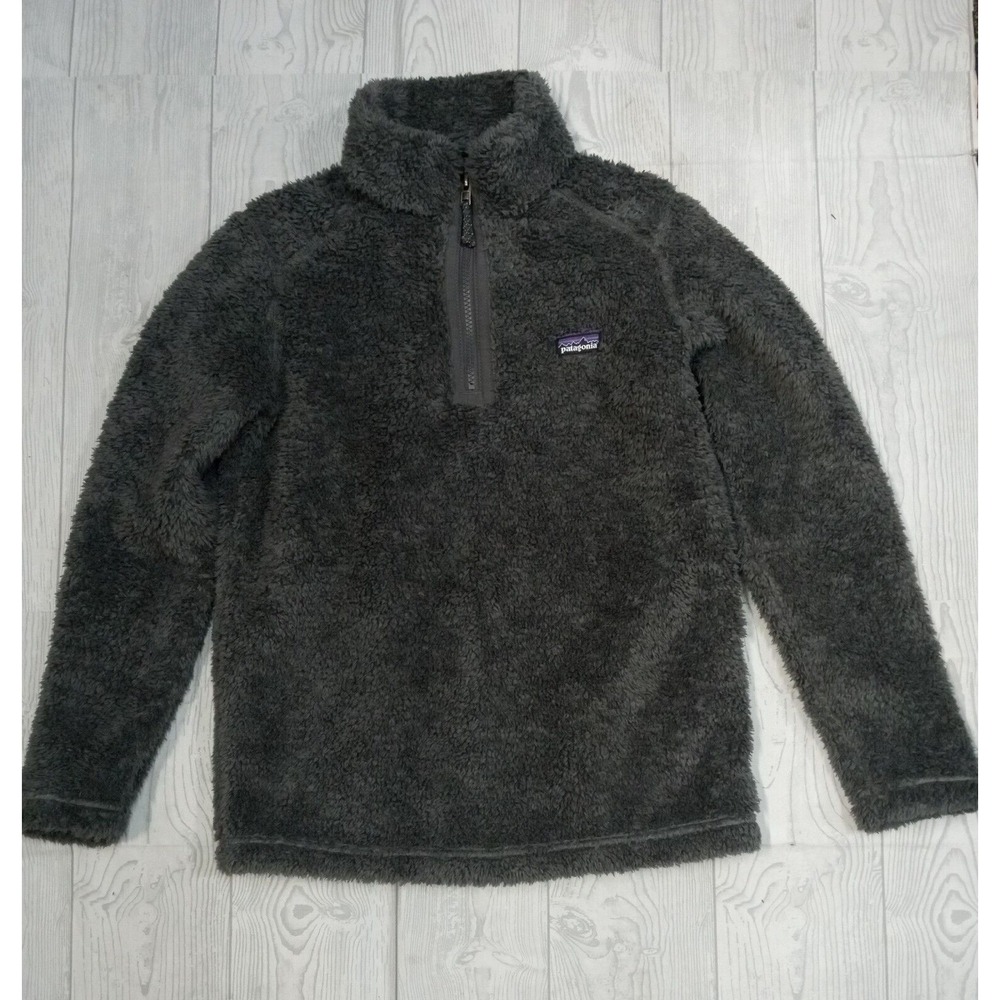 Patagonia‎ Grey Youth Size Large 12 Sherpa Sweater